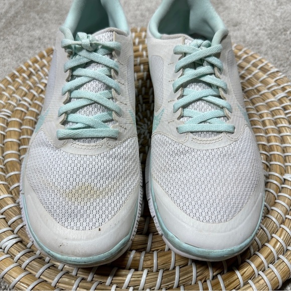 Nike Women’s Free 4.0 V3 Running Shoes Sneakers in White Light Aqua Size 8 - Picture 3 of 16